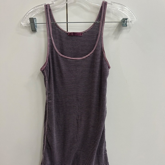 Stateside Tops - Stateside Brand Tank Top- Women  Size XS- Purple and Grey Striped